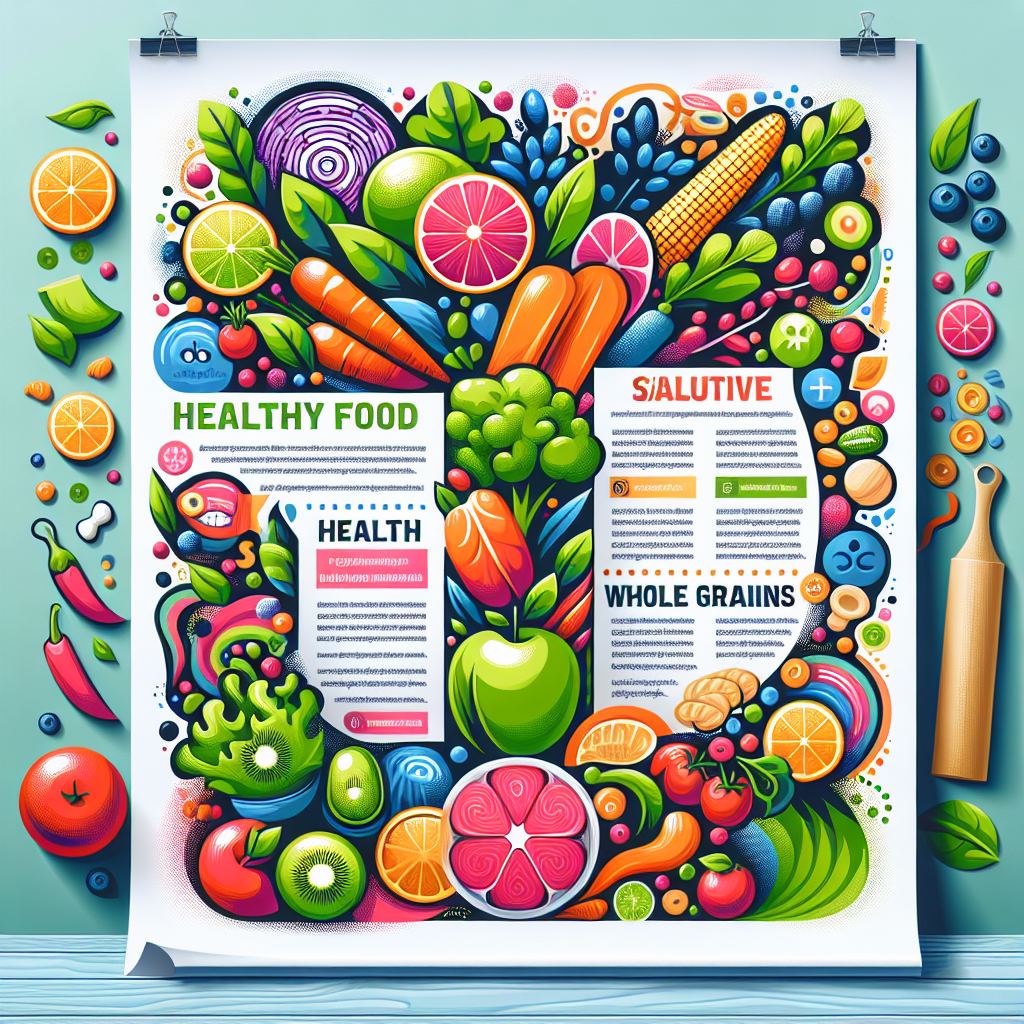 Panduan Kreatif Membuat Poster Makanan Sehat yang Menarik dan Informatif