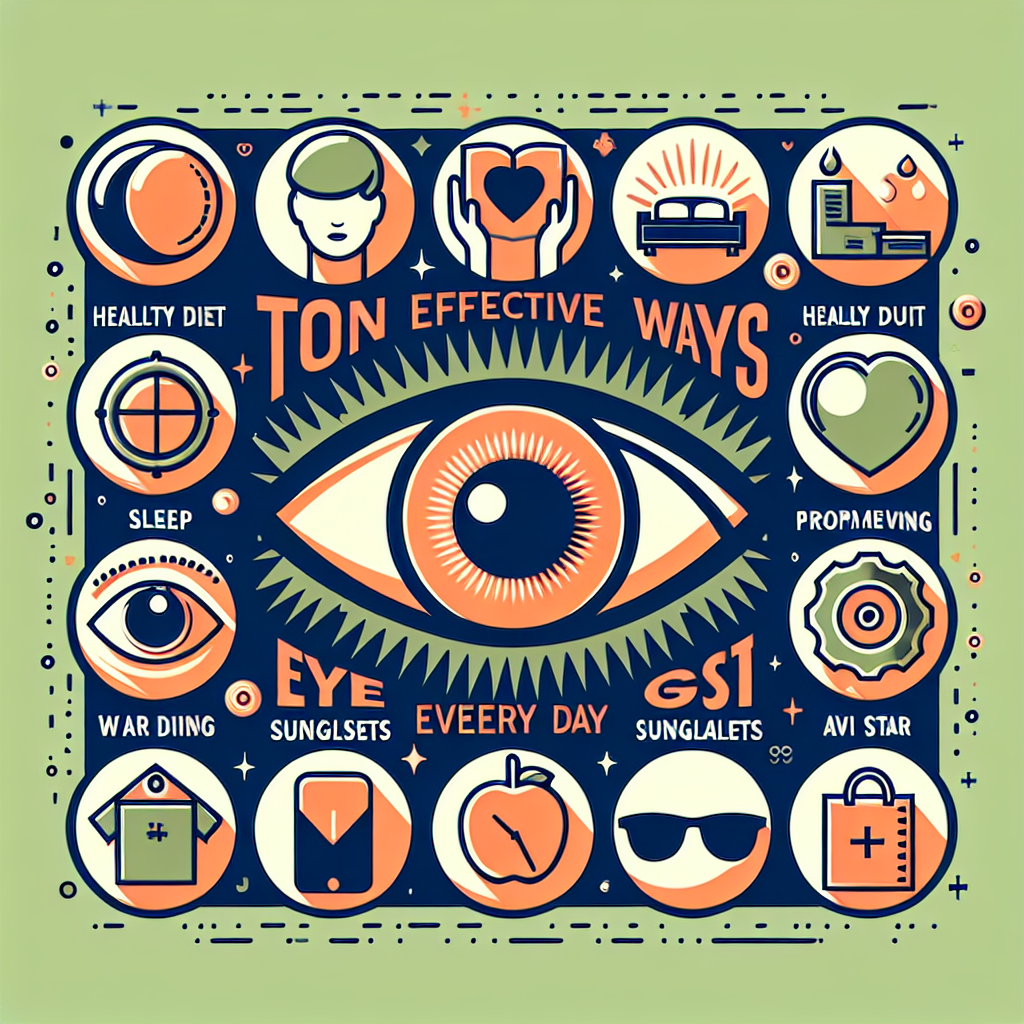 10 Cara Efektif Menjaga Kesehatan Mata Anda Setiap Hari